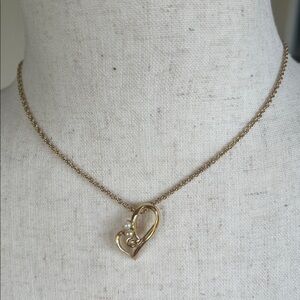 Ginvenchy Heart Pearl Pendant Necklace